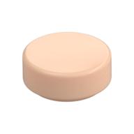 Tile Round 1 x 1 — Light Nougat