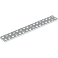 Plate 2 x 16 — White