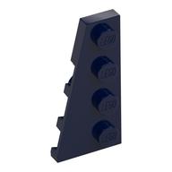 Wedge Plate 4 x 2 Left — Dark Blue