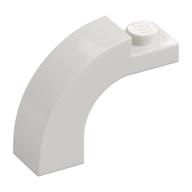 Brick Arch 1 x 3 x 2 Curved Top — White