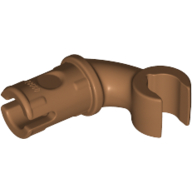 Arm, Short, with Technic Pin — Medium Nougat
