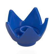 Crown / Flower / Egg Shell Half — Blue