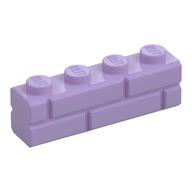 Brick Special 1 x 4 with Masonry Brick Profile — Lavender