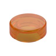 Tile Round 1 x 1 — Trans-Orange