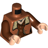 Torso Jacket, Tan Fur Collar, Reddish Brown Undershirt, Necklace Print, Reddish Brown Arms, Light Nougat Hands — Dark Orange