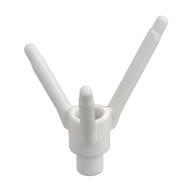 Plant, Flower Stem with Bottom Bar — White
