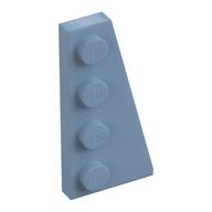 Wedge Plate 4 x 2 Right — Sand Blue