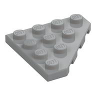 Wedge Plate 4 x 4 Cut Corner — Light Bluish Gray