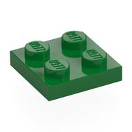 Plate 2 x 2 — Green