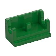 Hinge Brick 1 x 2 Base — Green