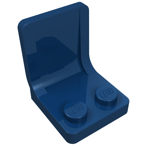 Seat / Chair 2 x 2 — Dark Blue
