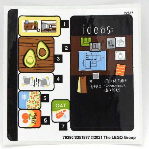 Sticker Sheet 1 for Set 10291-1 — (Not Applicable)