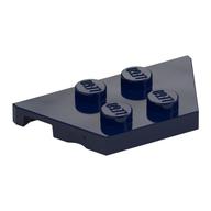 Wedge Plate 2 x 4 — Dark Blue