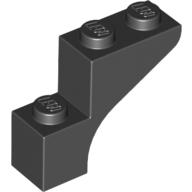 Brick Arch 1 x 3 x 2 — Black