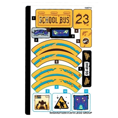 Sticker Sheet for Set 70423-1 — (Not Applicable)