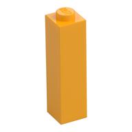 Brick 1 x 1 x 3 — Bright Light Orange