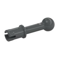 Technic Pin with Friction, Bar 2L and Towball — Dark Bluish Gray