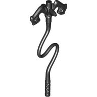 Weapon, Whip with Grappling Hook — Black