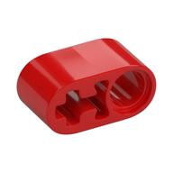 Technic Beam 1 x 2 Thick with Pin Hole and Axle Hole — Red