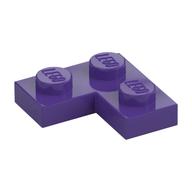 Plate 2 x 2 Corner — Dark Purple