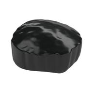 Hair Flat Top, Short with Straight Even Side Sections — Black