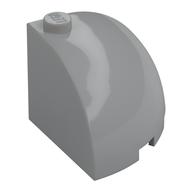 Brick Round Corner 3 x 3 x 2 Dome Top — Light Bluish Gray