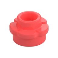 Plant, Flower, Plate Round 1 x 1 with 5 Petals — Coral
