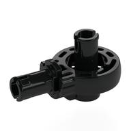 Technic Rotation Joint Ball Loop with Two Perpendicular Pins with Friction — Black