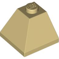Slope 45° 2 x 2 Double Convex — Tan
