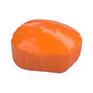 Hair Flat Top, Short with Straight Even Side Sections — Orange