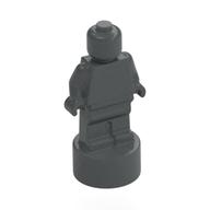 Minifig Trophy Statuette — Dark Bluish Gray