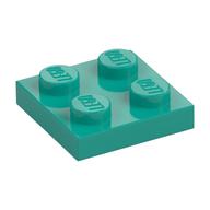 Plate 2 x 2 — Dark Turquoise