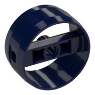 Technic Cylinder 4 x 4 with Pin Holes and Centre Bar, Closed Sides on Bar — Dark Blue