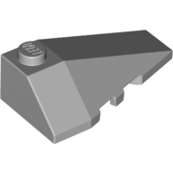 Wedge Sloped 4 x 2 Triple Right — Light Bluish Gray