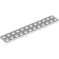Plate 2 x 12 — White