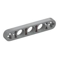 Technic Beam 1 x 5 Thin with Axle Holes on Ends — Light Bluish Gray