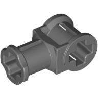 Technic Axle Connector with Axle Hole — Dark Bluish Gray