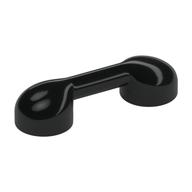 Bar 1 x 3 (Radio Handle, Phone Handset) — Black