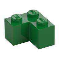 Brick 2 x 2 Corner — Green