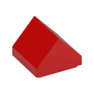 Slope Double 45° 1 x 1 — Red