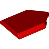 Tile Special 2 x 3 Pentagonal — Red