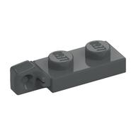 Hinge Plate 1 x 2 Locking with 1 Finger On End, without Groove — Dark Bluish Gray