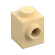 Brick Special 1 x 1 with Stud on 1 Side — Tan