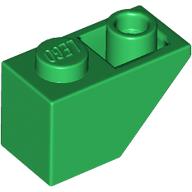 Slope Inverted 45° 2 x 1 — Green