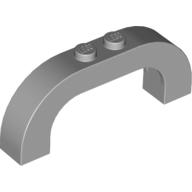 Brick Arch 1 x 6 x 2 Curved Top — Light Bluish Gray