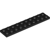 Plate 2 x 10 — Black