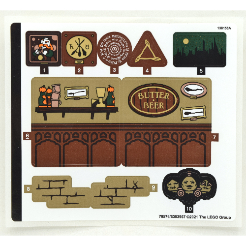 Sticker Sheet 2 for Set 76388-1 — (Not Applicable)