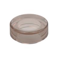 Tile Round 1 x 1 — Trans-Brown