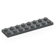 Plate 2 x 8 — Dark Bluish Gray