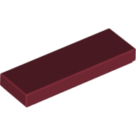Tile 1 x 3 — Dark Red